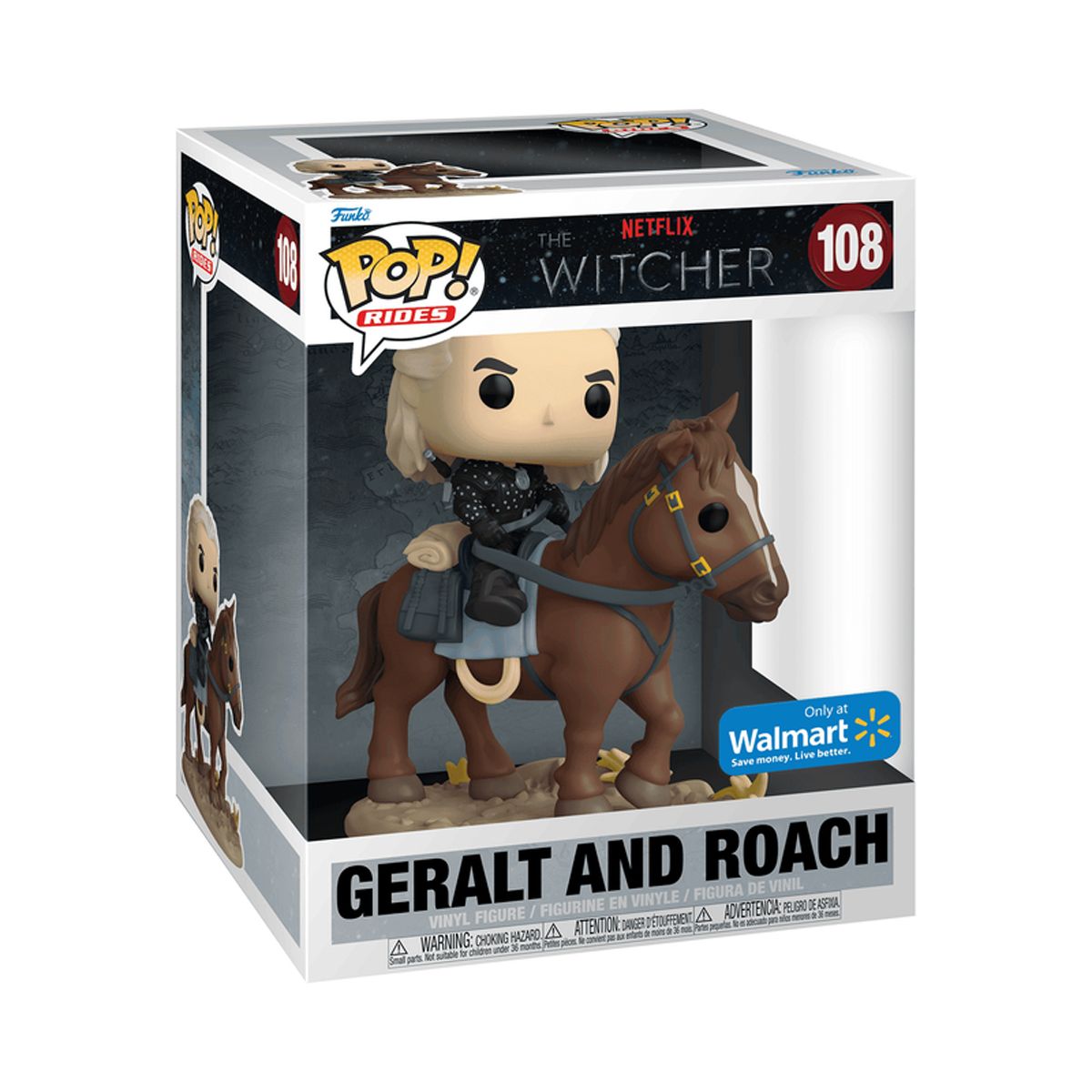 FUNKO - Funko Pop Witcher - Geralt on Roach 108