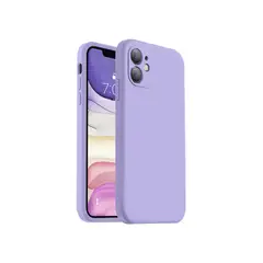 LENYES - Carcasa De Silicona Para iPhone 11 morado