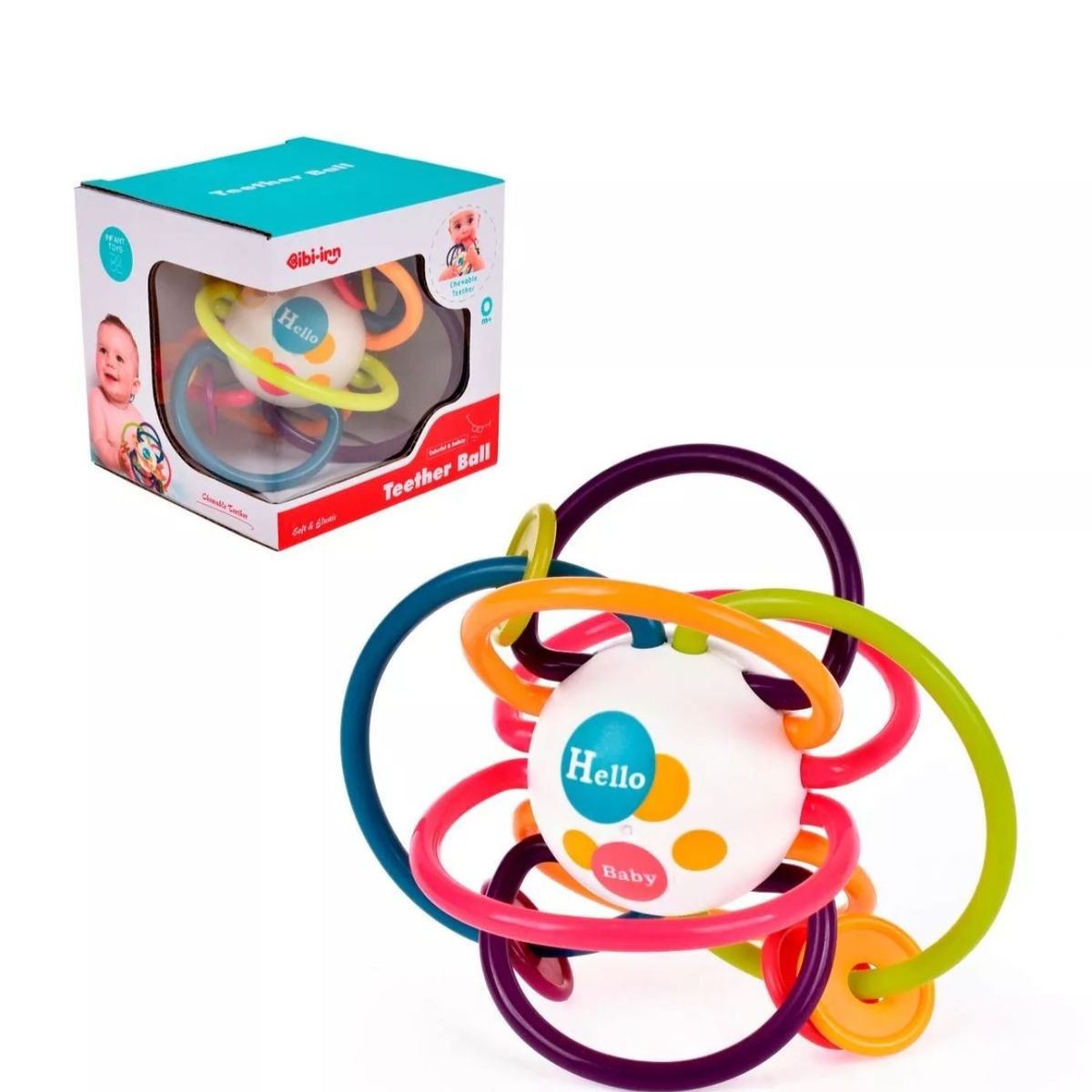 GENERICO - Sonajero De Colores Para Bebés Con Fácil Agarre