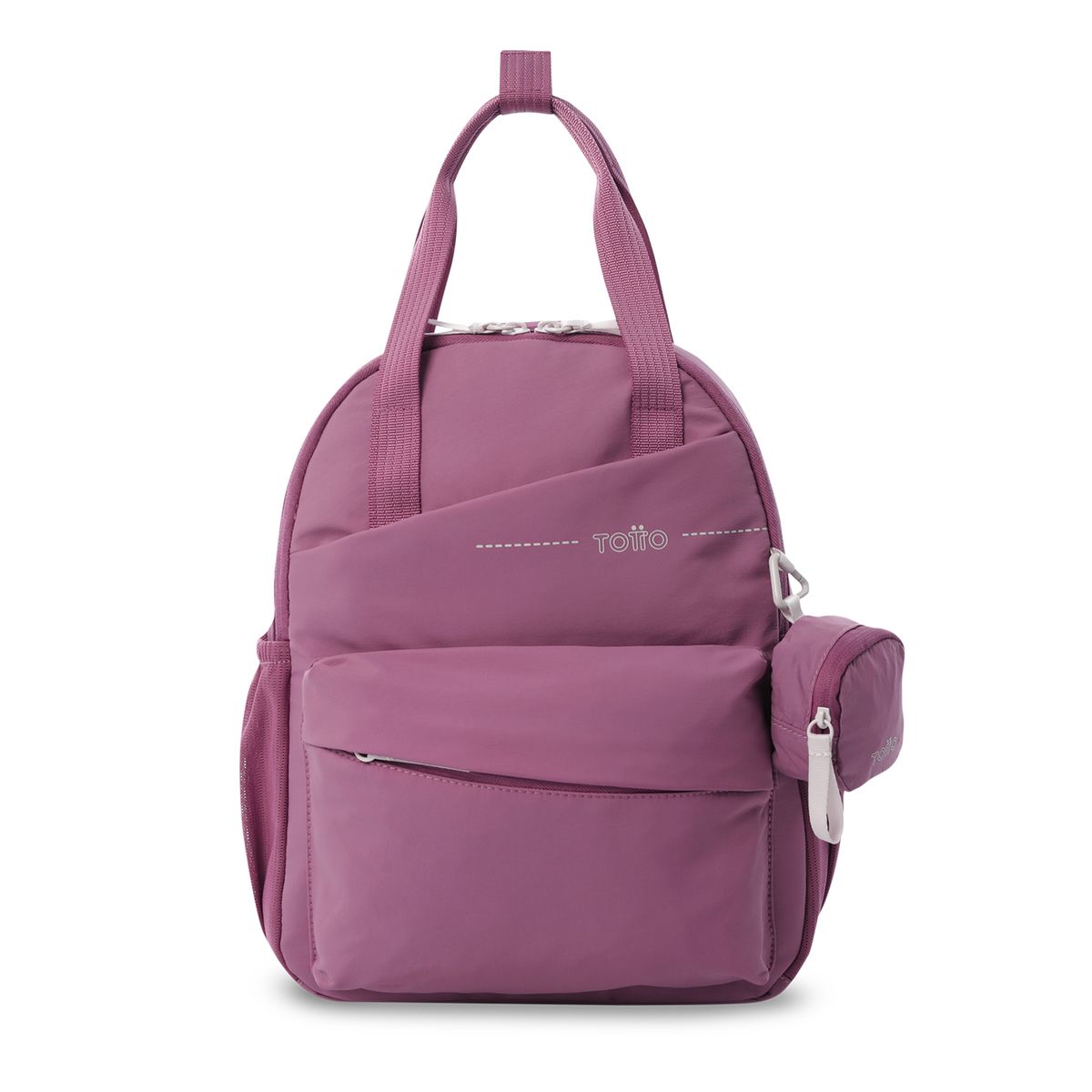 TOTTO - Mochila Universitaria  Suzuka Rosada Mujer Totto
