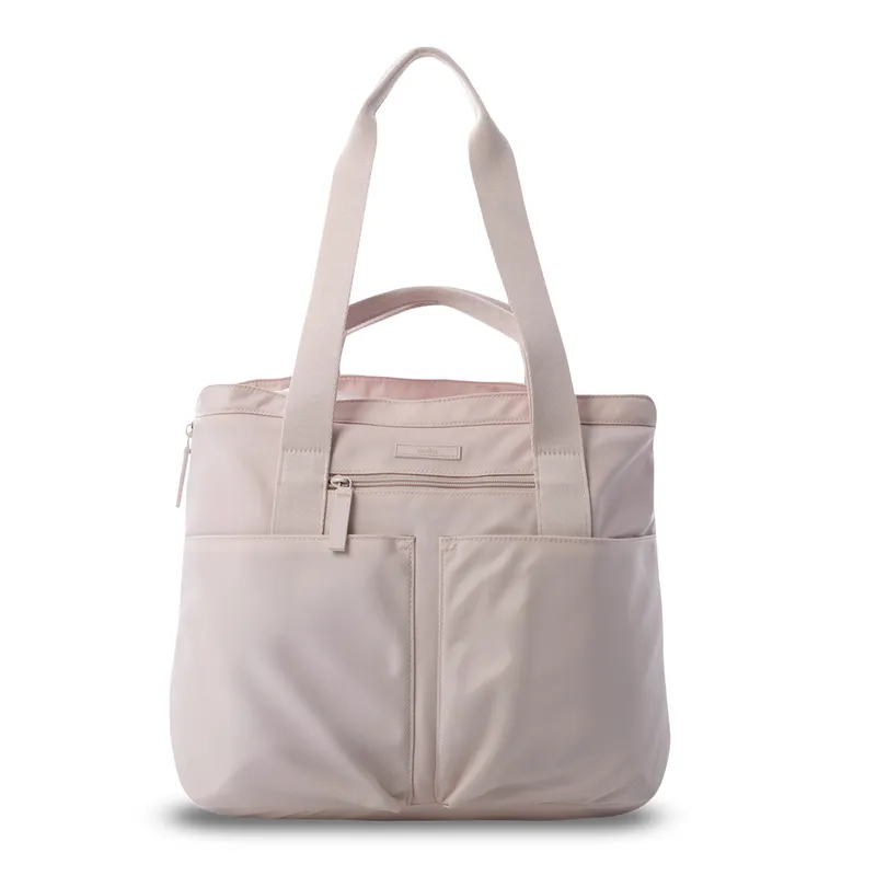 TOTTO - Cartera Tote Bag Grande Mujer Cresa Porta Notebook 14 Rosada Totto