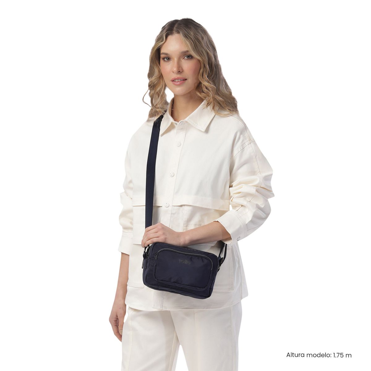 TOTTO - Cartera riñonera 2 en 1 Funty 30 Pequeña Azul Totto