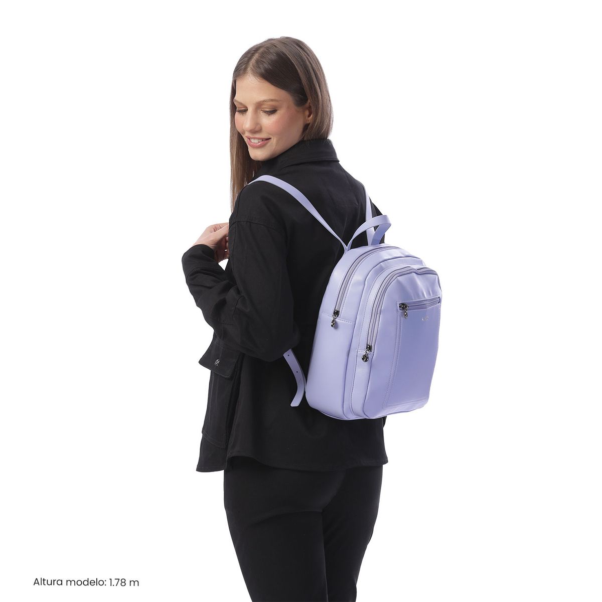 TOTTO - Mochila Universitaria Style 2 Morada Mujer Totto