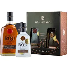 BOU - Pack Pisco Legado 750 ml + 375 ml