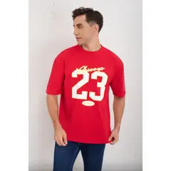 LIKE SHOP - Polera Hombre Oversize Manga Corta Algodon Diseño 8006