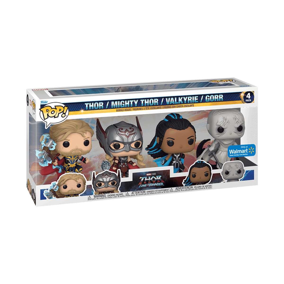 FUNKO - Funko Pop Thor - Mighty Thor - Valkyrie - Gorr