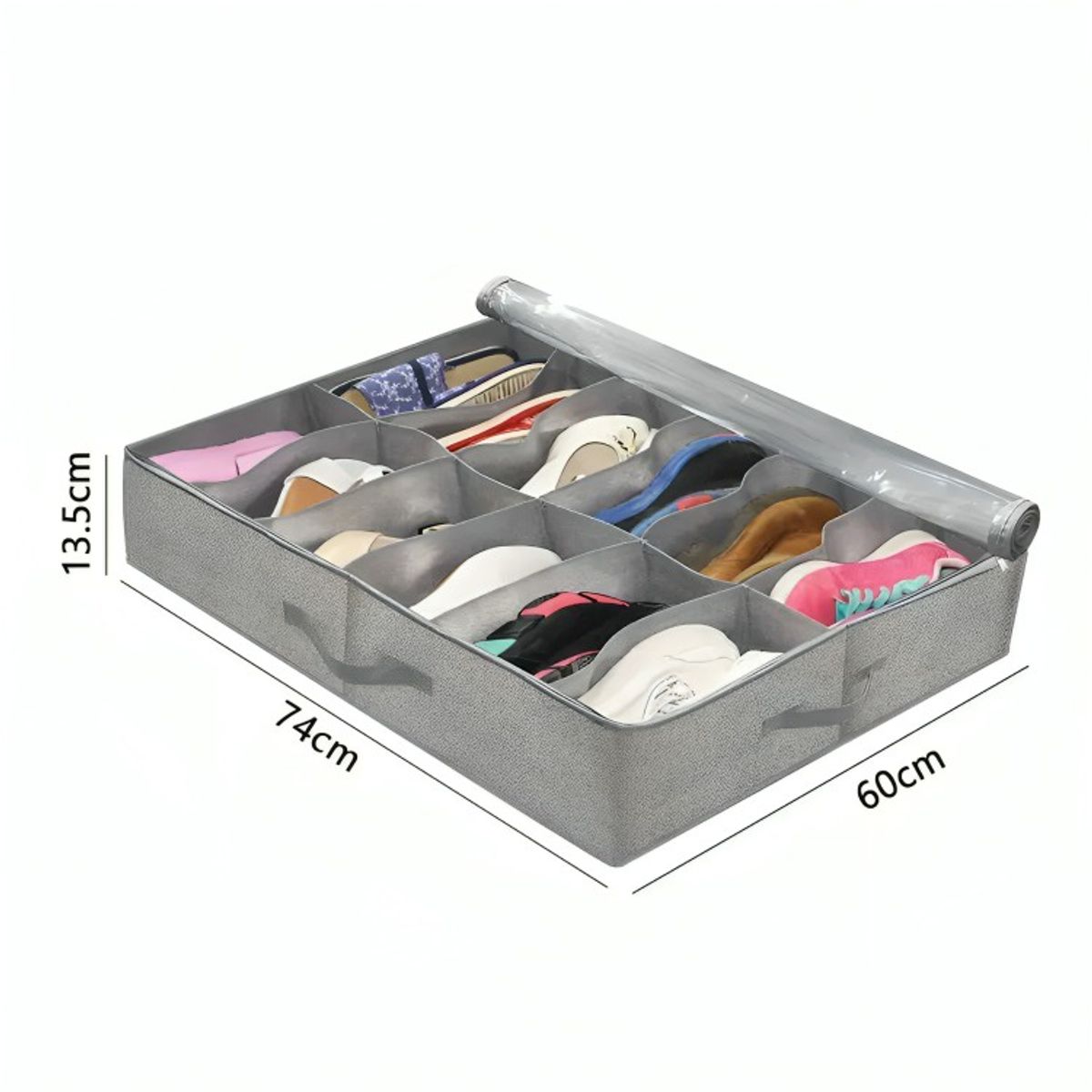 GENERICO - Organizador Zapatos Bajo Cama Almacenamiento Zapatero