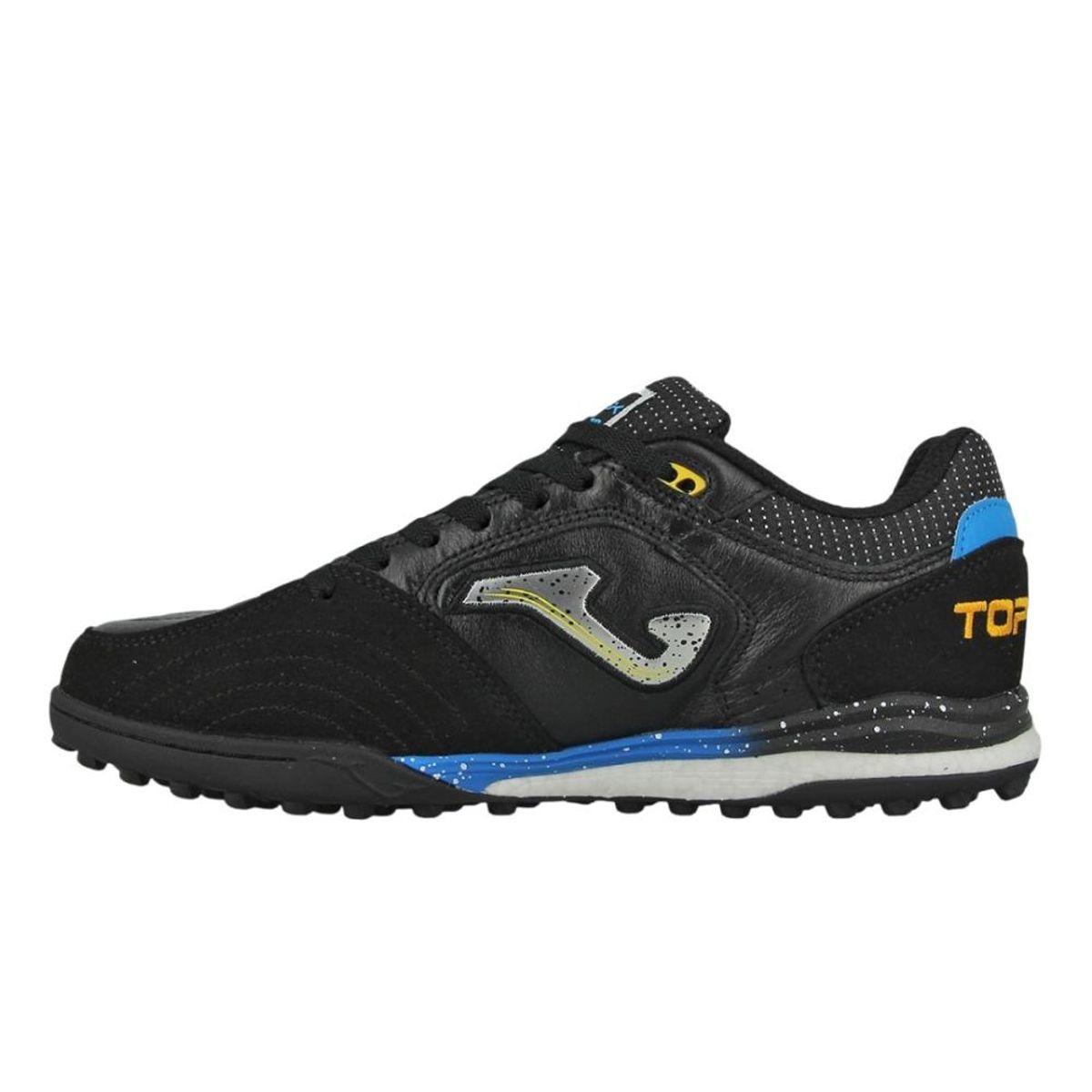 JOMA - Zapatilla Fútbol Turf Hombre Top Flex Negro Joma