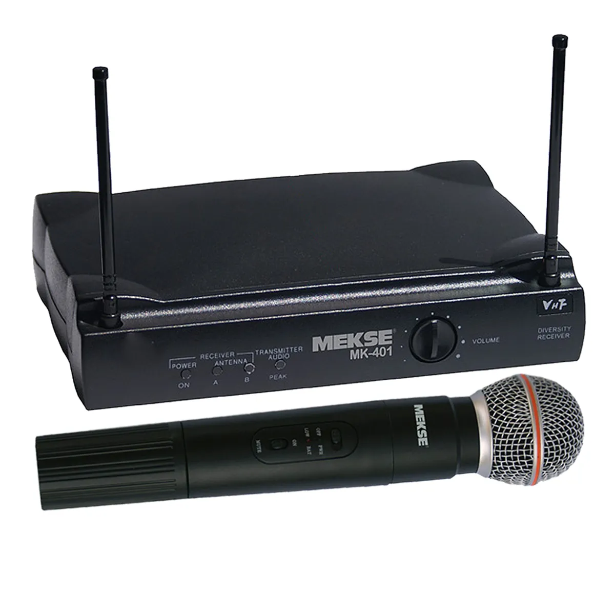 MEKSE - SISTEMA INALÁMBRICO MANO CON CASE NEGRO MK-401 MEKSE