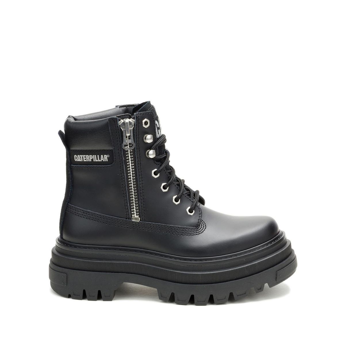 CAT - Botín Bolder Zip Mujer Negro CAT