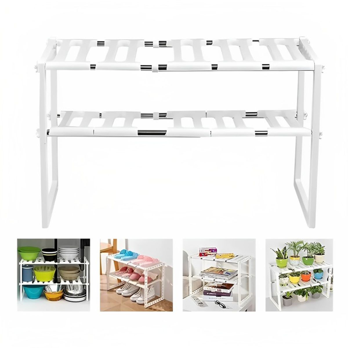 GENERICO - Organizador Estantes De Cocina Multiuso Organizador De Olla