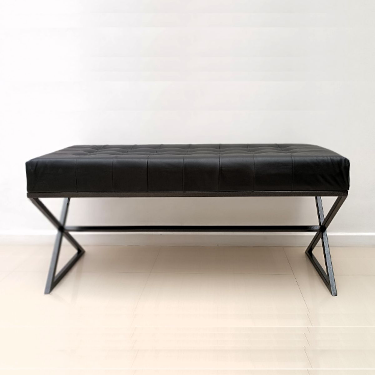 VALSTORE DECO Y DESIGN - Banqueta Andros Black Pintura electrostática