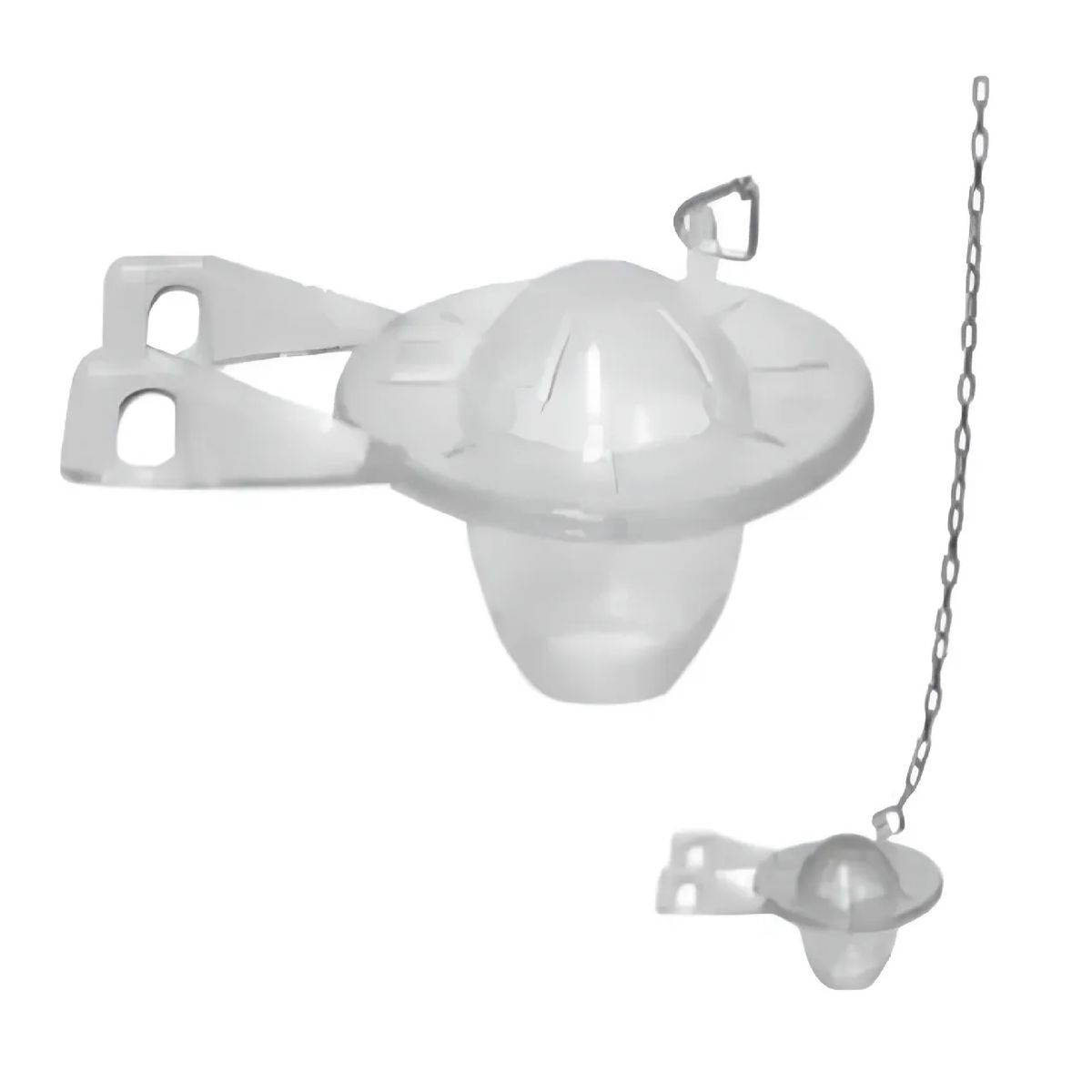 GENERICO - Flapper Wc Aquakit Cadena Acero Inoxidable Valvula Descarga