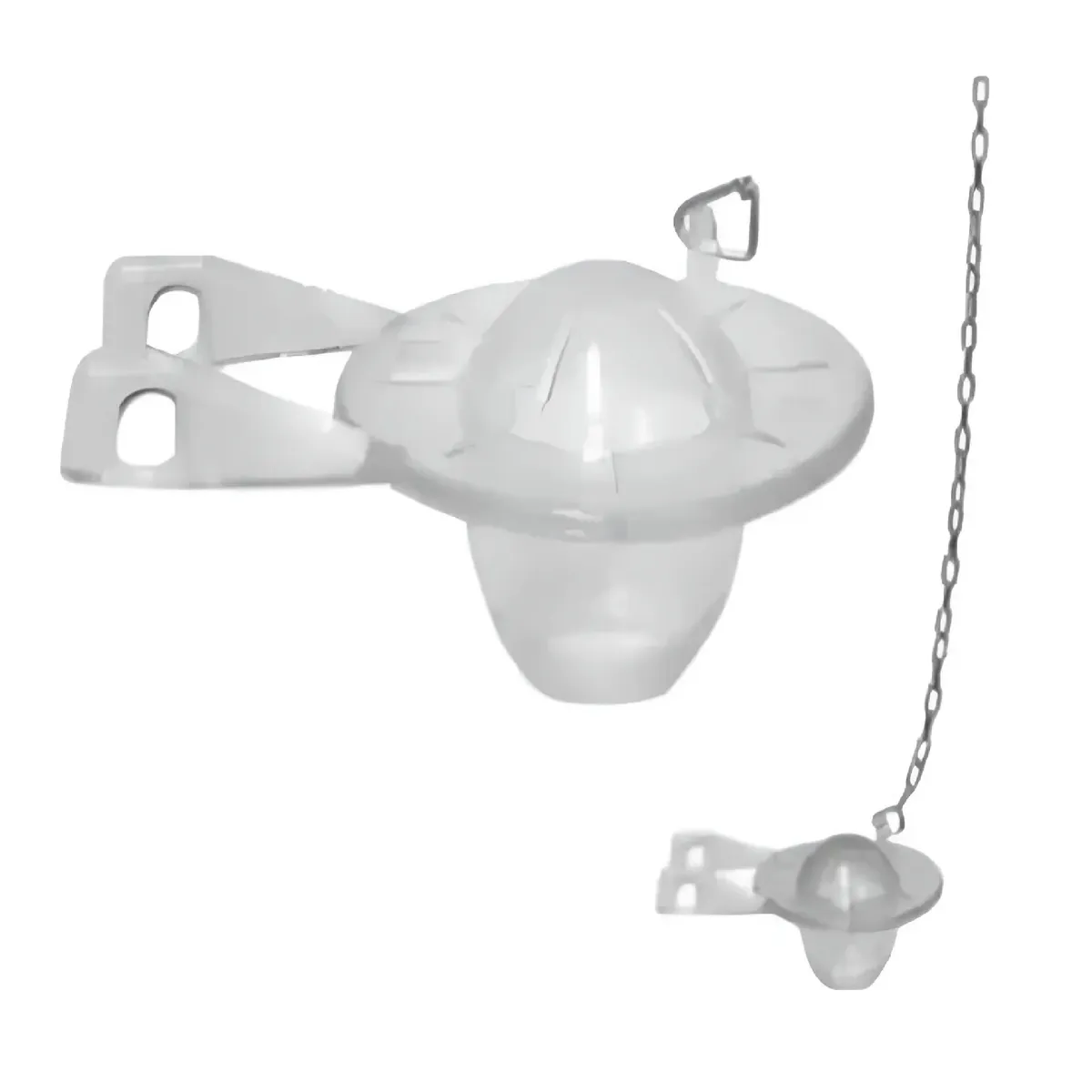 GENERICO - Flapper Wc Aquakit Cadena Acero Inoxidable Valvula Descarga