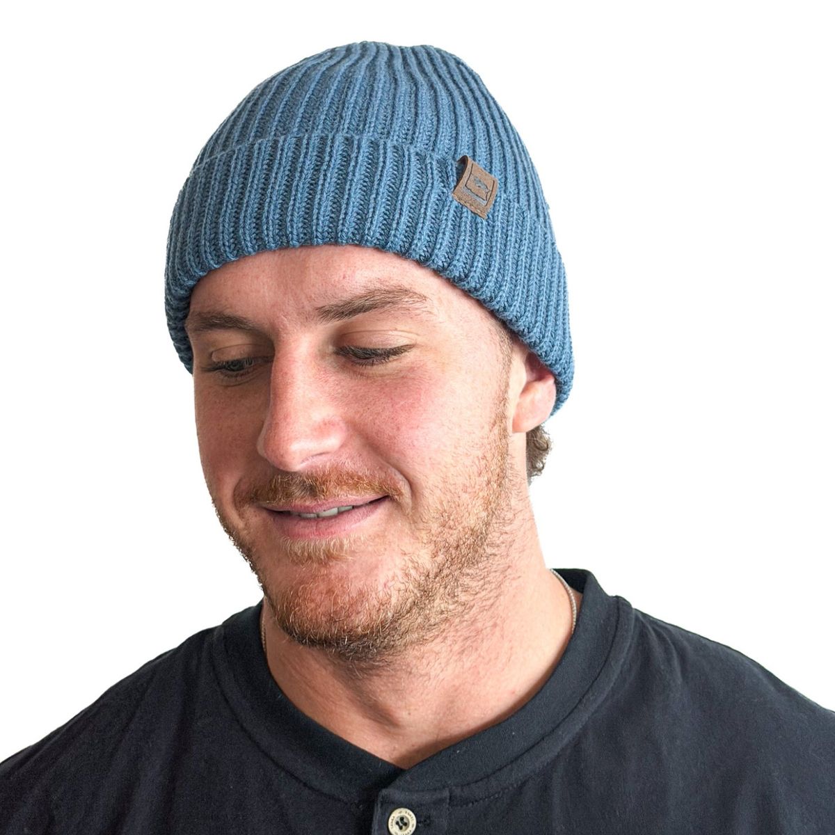 LENGA - Gorro Beanie Hombre Lana Sustentable Corralco Lenga
