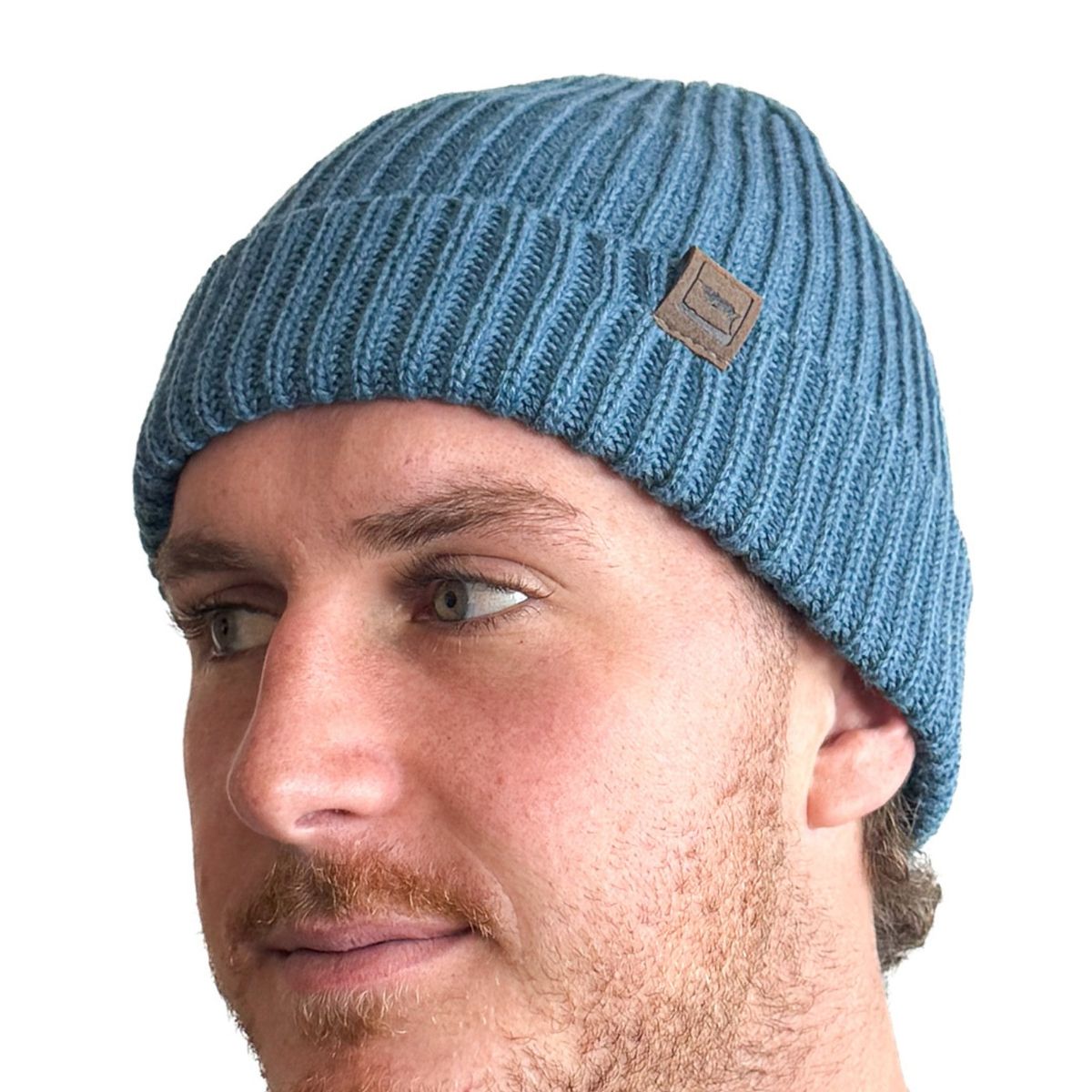 LENGA - Gorro Beanie Hombre Lana Sustentable Corralco Lenga