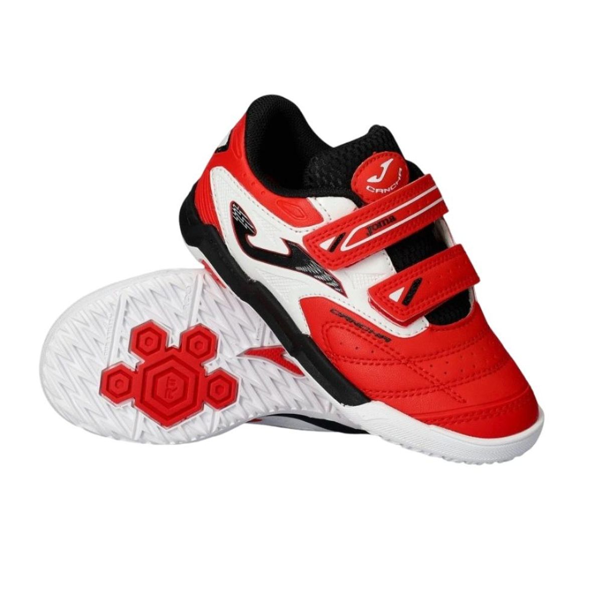 JOMA - Zapatilla Fútbol Sala Kids Cancha Rojo Joma