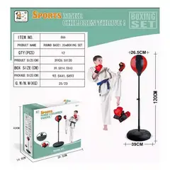 GENERICO - Kit Boxeo Guantes Deporte Para Niños Portatil