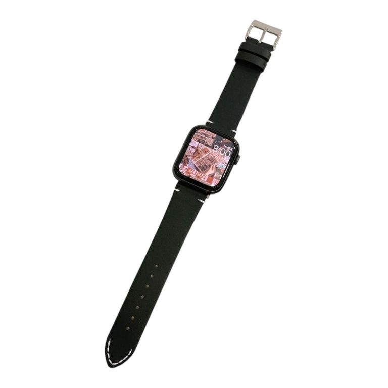 Correa Reloj Cuero Palermo Apple Watch Negro 38