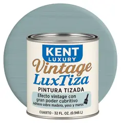 KENT - Pintura Tizada Mate – Vintage LuxTiza - 350 G - CELESTE VINTAGE
