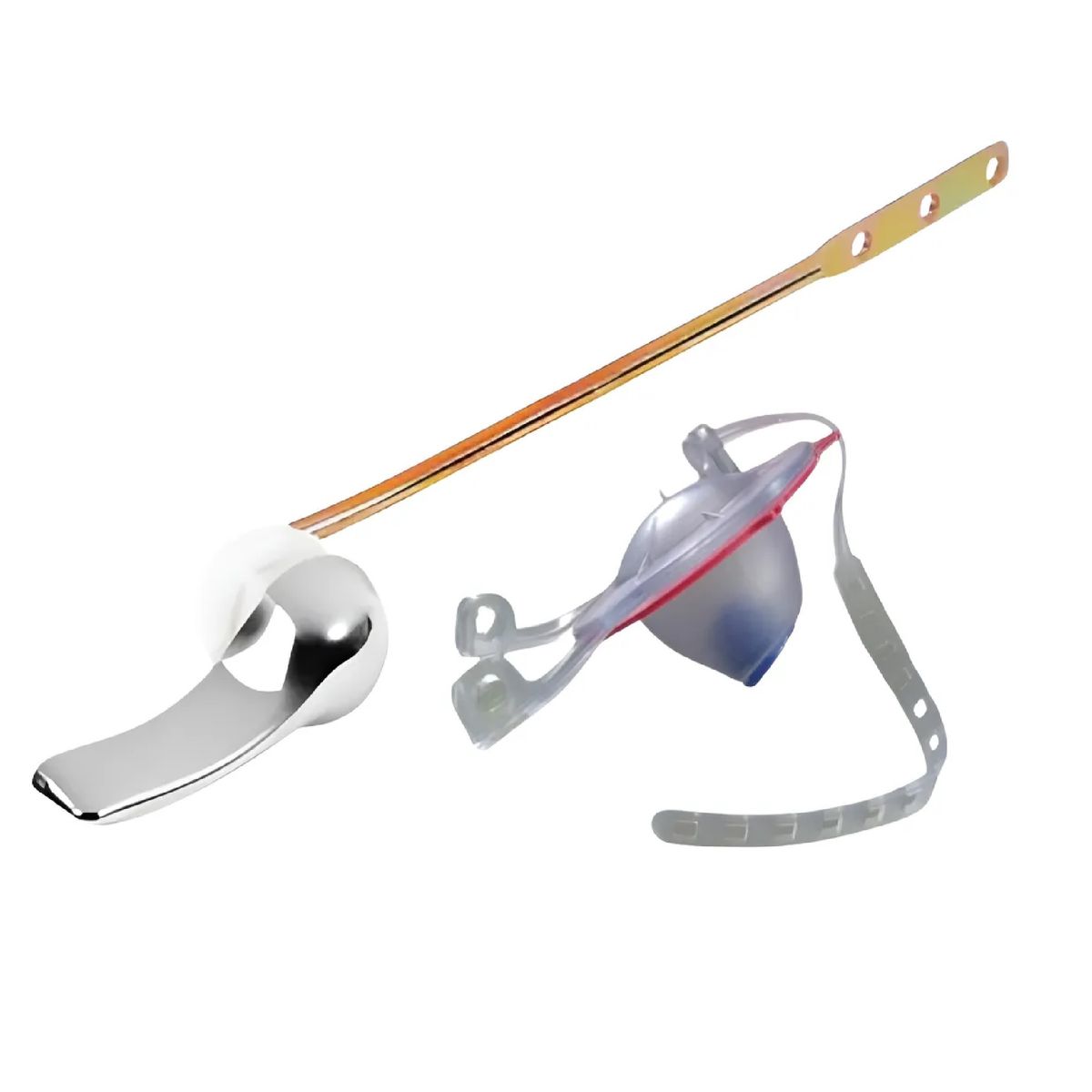 Pack Flapper Cadena Silicona+manilla Estanque Varilla Bronce, marca GENERICO - Foto Principal