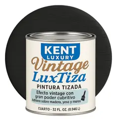 KENT - Pintura Tizada Mate – Vintage LuxTiza - 500 ML - TIZA CARBÓN