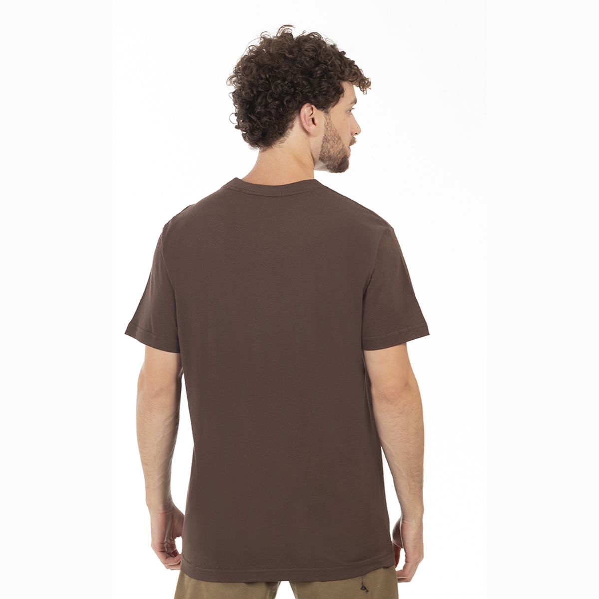 GANGSTER - Polera Mc Basica Broadway Café Oscuro Gangster