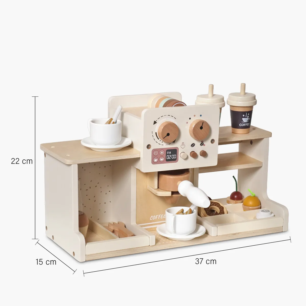 FORM DESIGN - Cafetera Infantil de Madera Multicolor Form