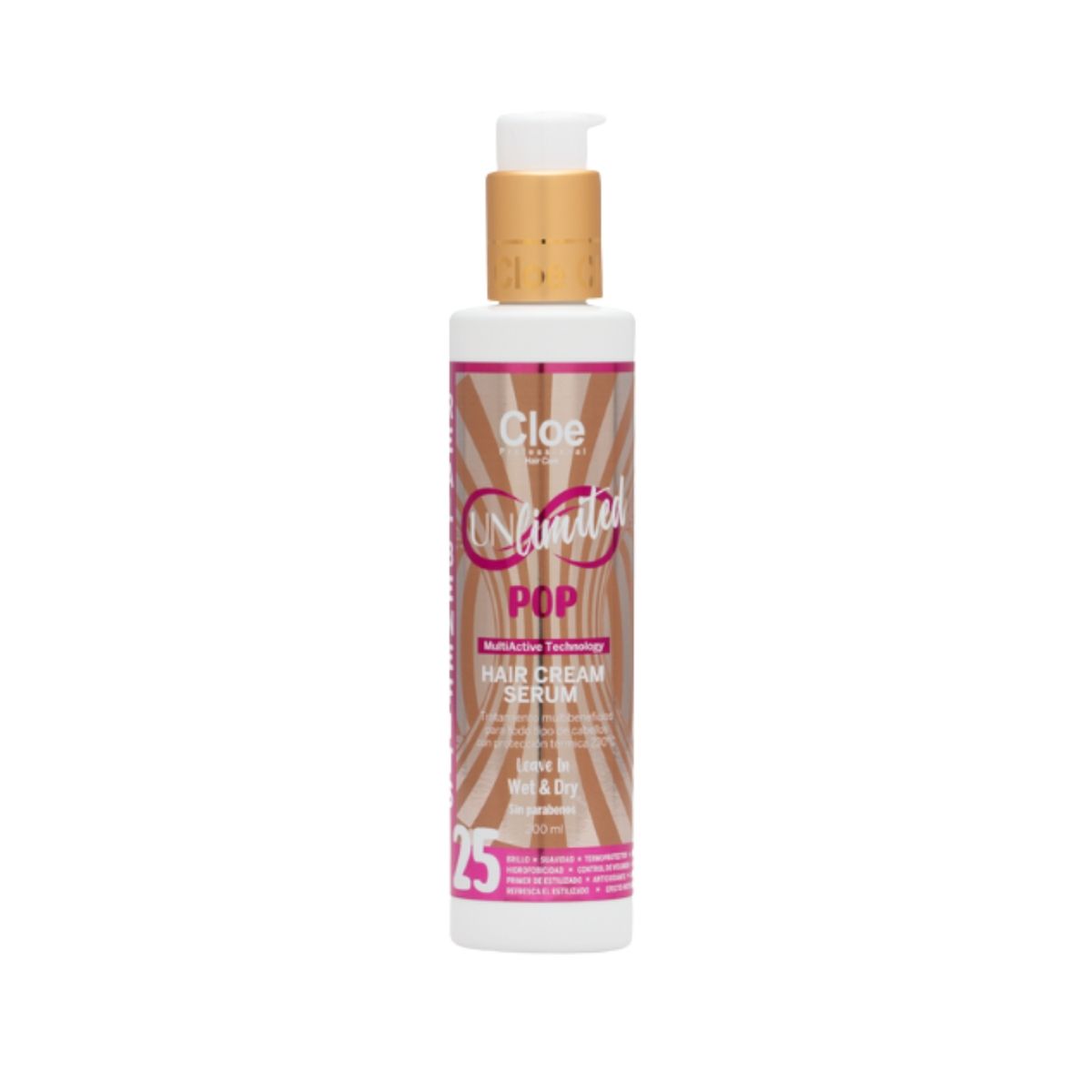 CLOE - 25 Multibeneficios Unlimited Pop Leave-in Cloe 200ml