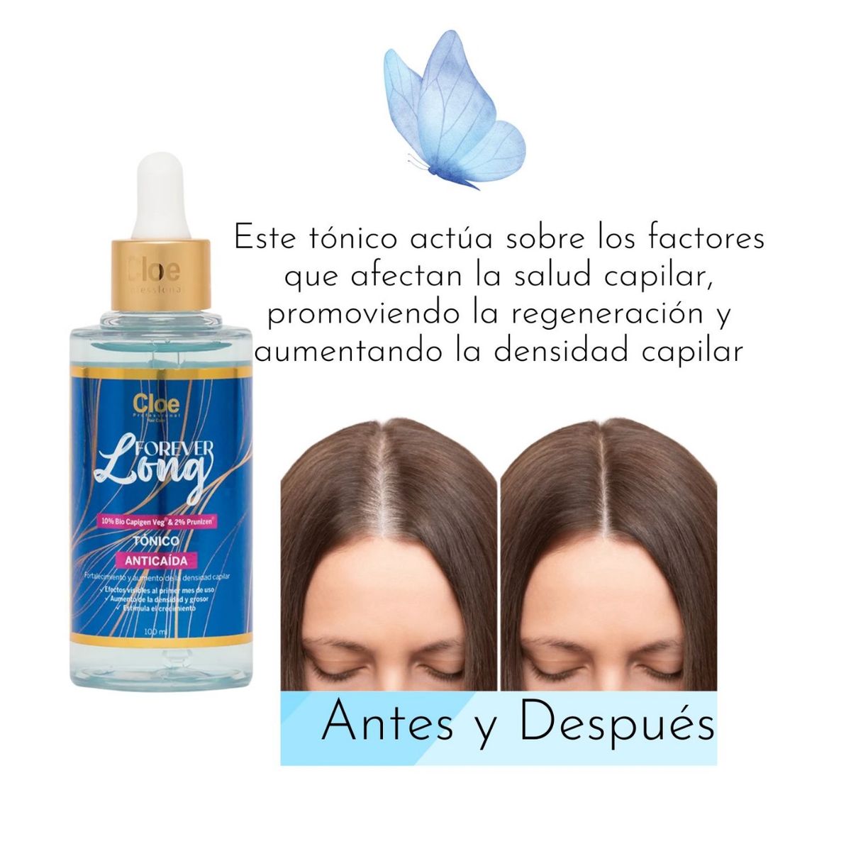 CLOE - Tonico Cloe Forever Long Anticaida Fortalece el Cuero Cabelludo