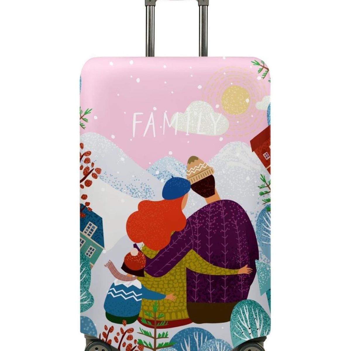 ALMA & DECO - Funda Cubre Maleta Protectora Modelo Family