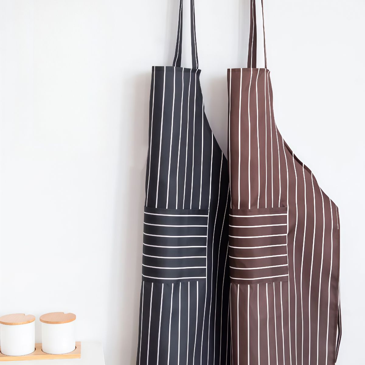 OASIS - Delantales Unisex de Cocina y Arte con 2 Bolsillos Ajustables