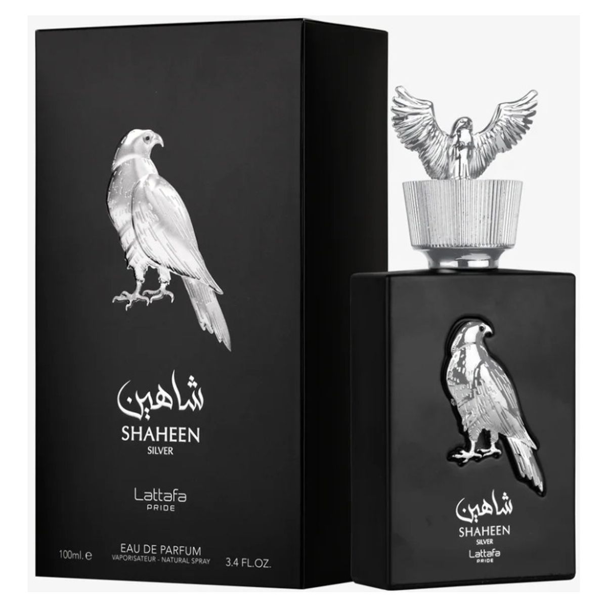 LATTAFA - Perfume Cítrico Edp Árabe Lattafa Shaheen Silver 100ml
