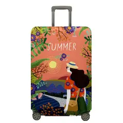ALMA & DECO - Funda Cubre Maleta Protectora Modelo Summer Talla M
