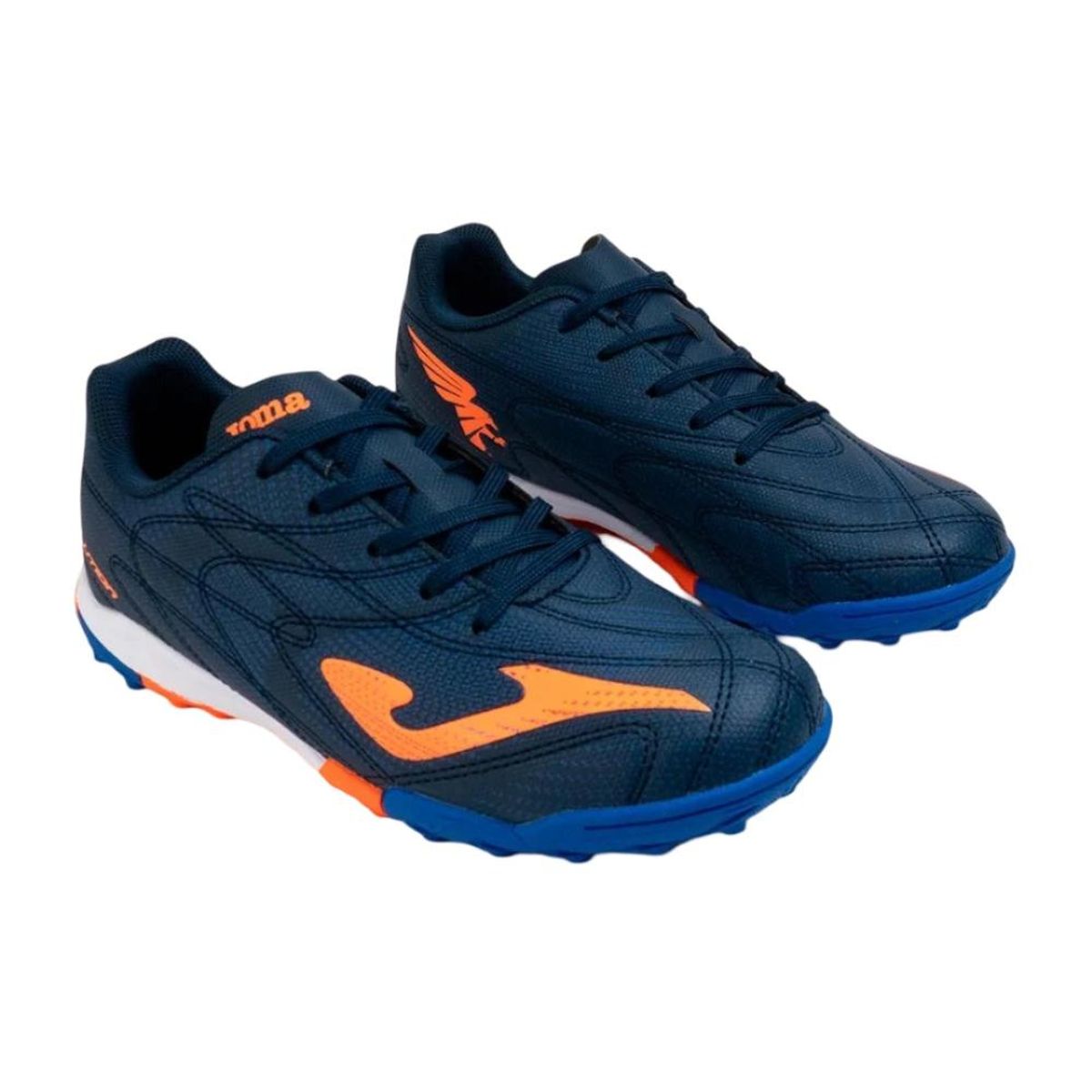 JOMA - Zapatilla Fútbol Turf Kids Evolution Azul Marino Joma