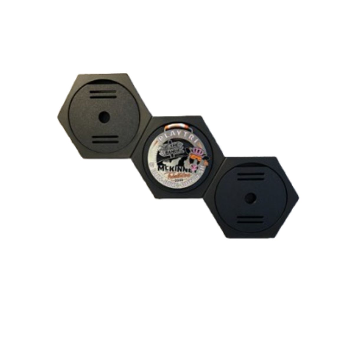 GENERICO - Exhibidor de medallas en forma hexagonal