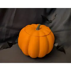 GENERICO - Decoración Cuenco para dulces Halloween - Calabaza con tapa