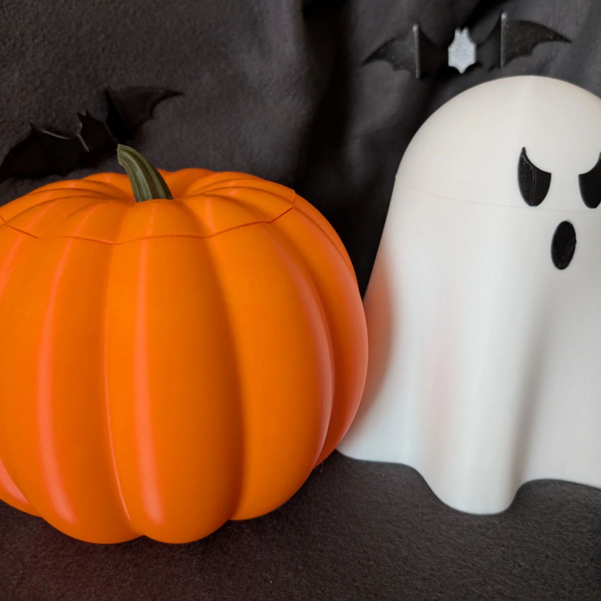 GENERICO - Decoración Cuenco para dulces Halloween - Calabaza con tapa