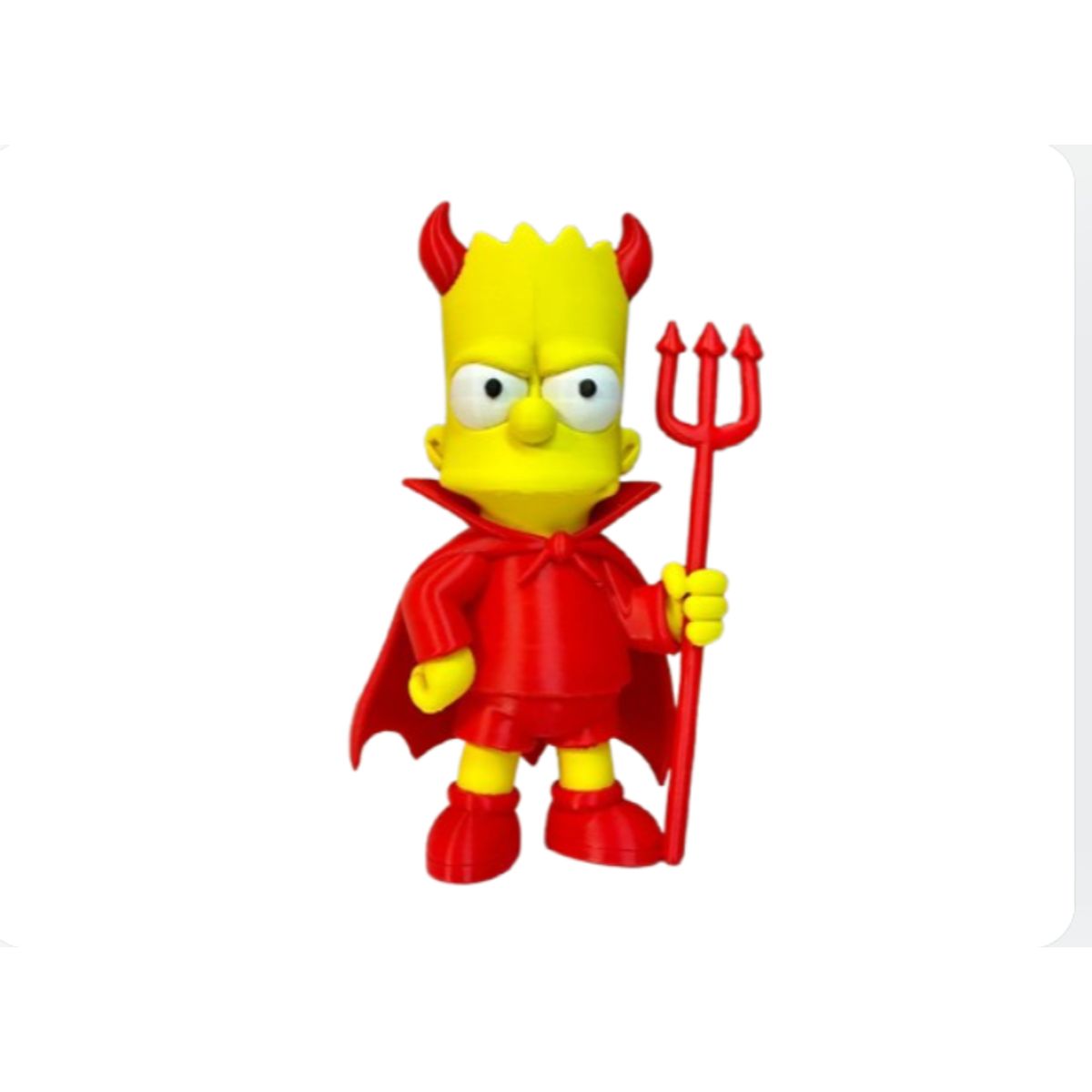 GENERICO - Figura Decorativa- Bart Simpson Diablo