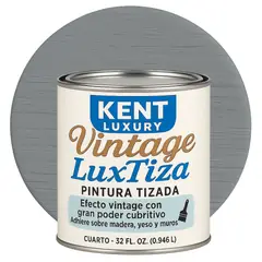 KENT - Pintura Tizada Mate Vintage LuxTiza - 1L - GRIS PALOMA
