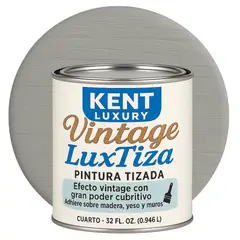 KENT - Pintura Tizada Mate Vintage LuxTiza - 1L - GRIS CEMENTO