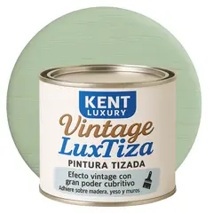 KENT - Pintura Tizada Mate Vintage LuxTiza - MEDIO GALÓN - VERDE MENTA