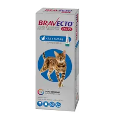 BRAVECTO - 2,8 Kg a 6,25 kg 12 semanas