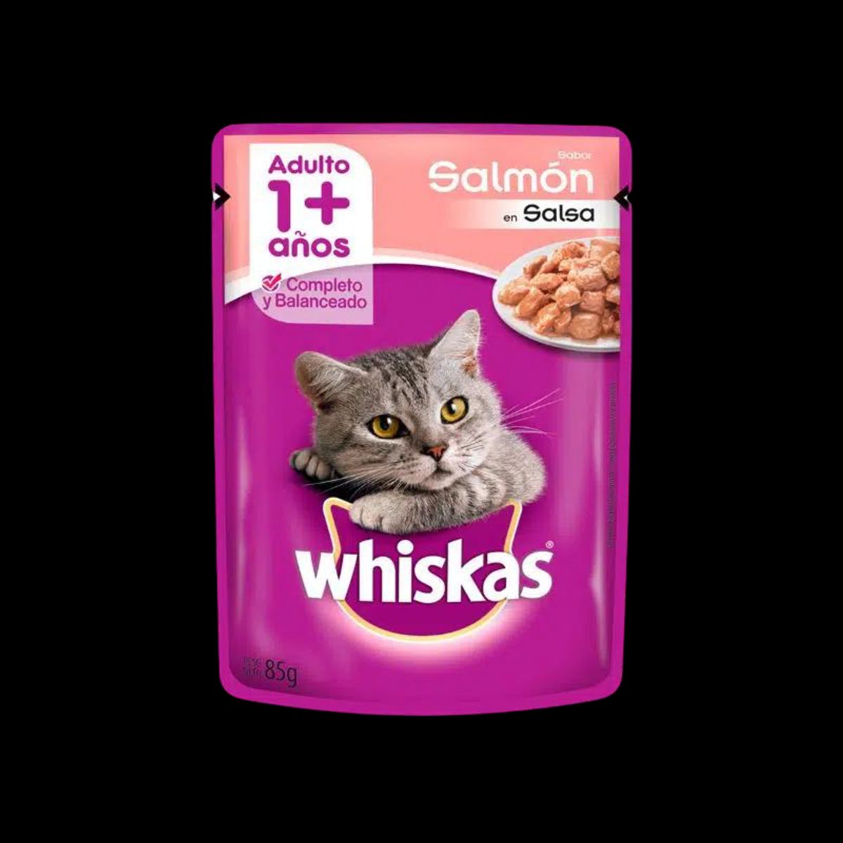 WHISKAS - Sobre Whiskas 0.85 grs salmón