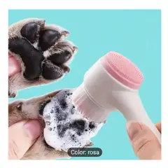 GENERICO - Cepillo de limpieza de patas de mascotas