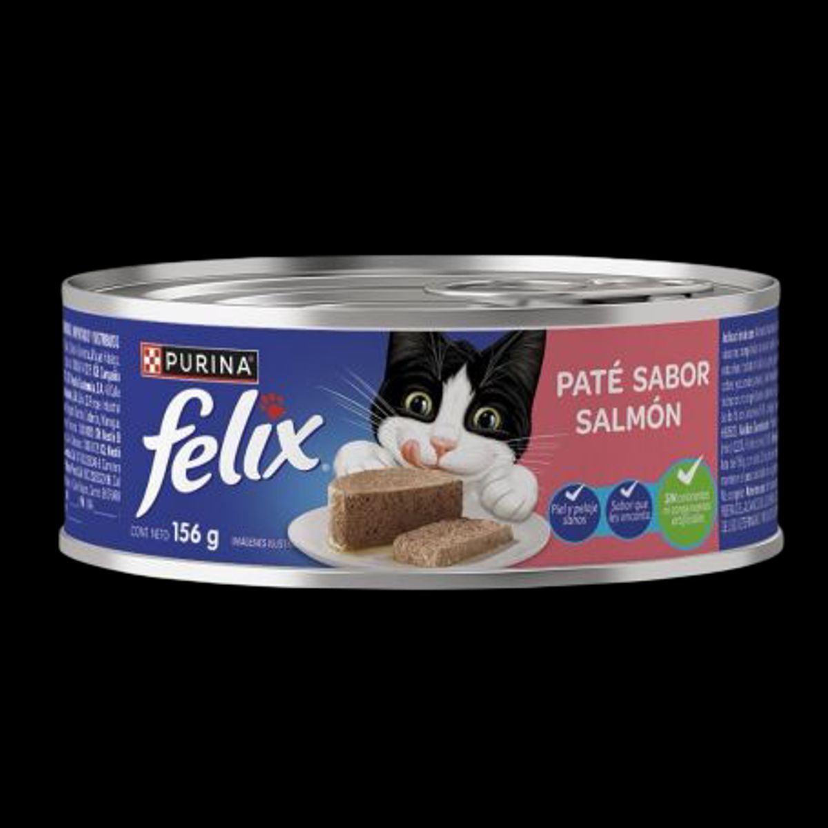 PURINA FELIX - Félix lata 156 gr paté sabor salmon