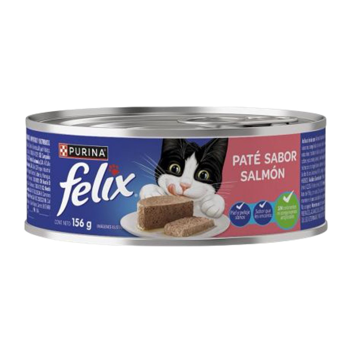 PURINA FELIX - Félix lata 156 gr paté sabor salmon