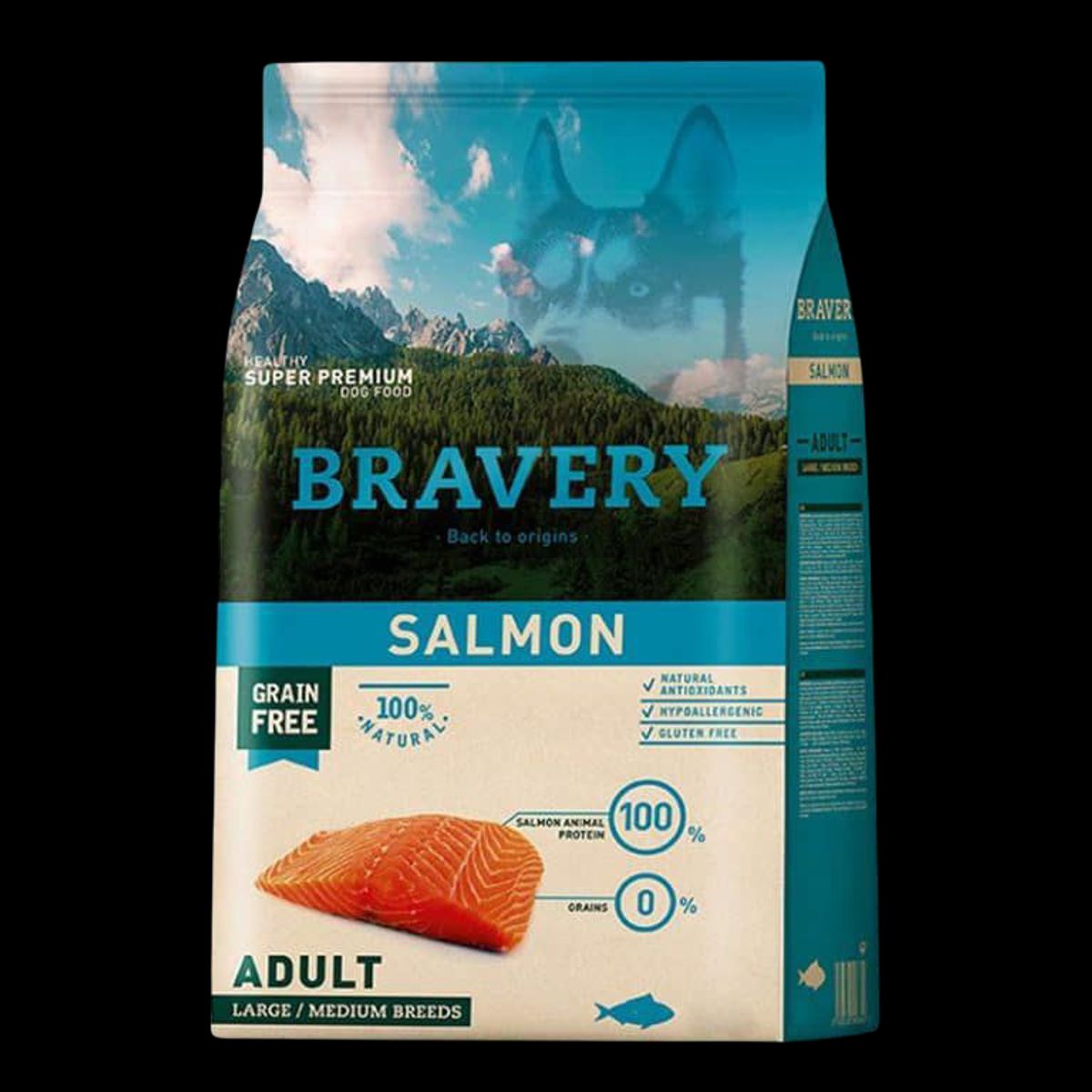 BRAVERY - Bravery Adult M y L Salmon 4 kg