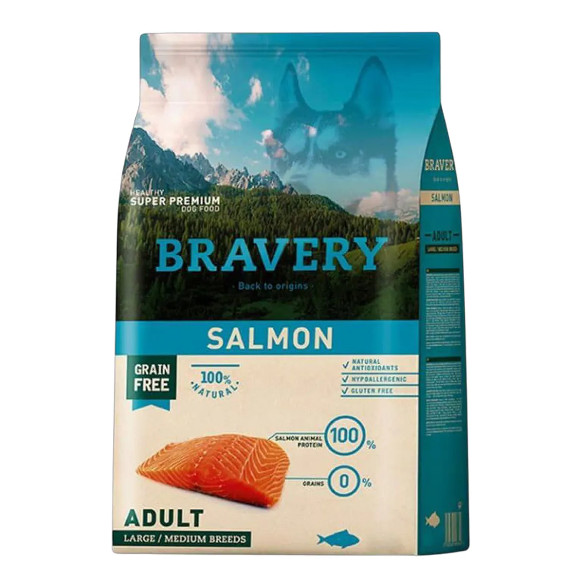 BRAVERY - Bravery Adult M y L Salmon 4 kg