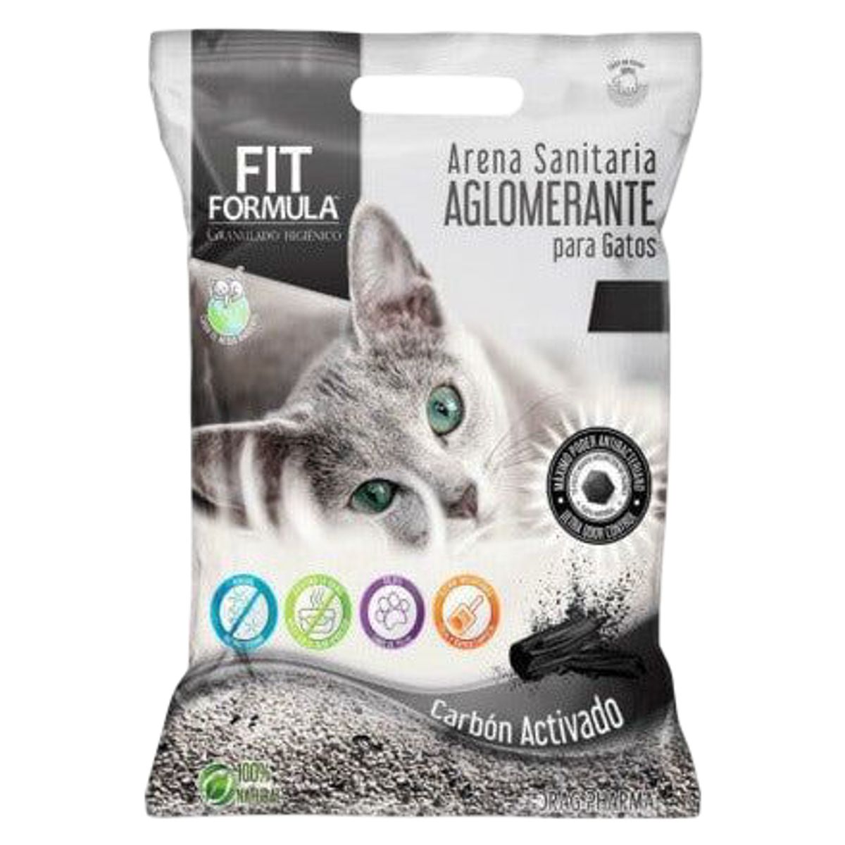 FIT FORMULA - Arena Fit Formula Carbón activado